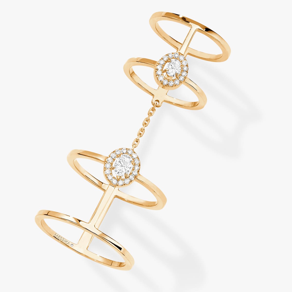 Bague Femme Or Jaune Diamant Bague multi-portés Glam'Azone 06141-YG