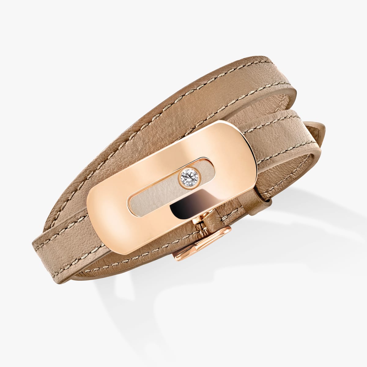 Bracelet For Her Pink Gold Diamond My Move XXL Bracelet 30006-PG
