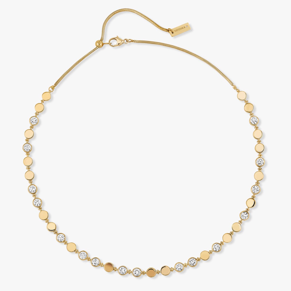 D-Vibes MM Yellow Gold For Her Diamond Necklace 12483-YG