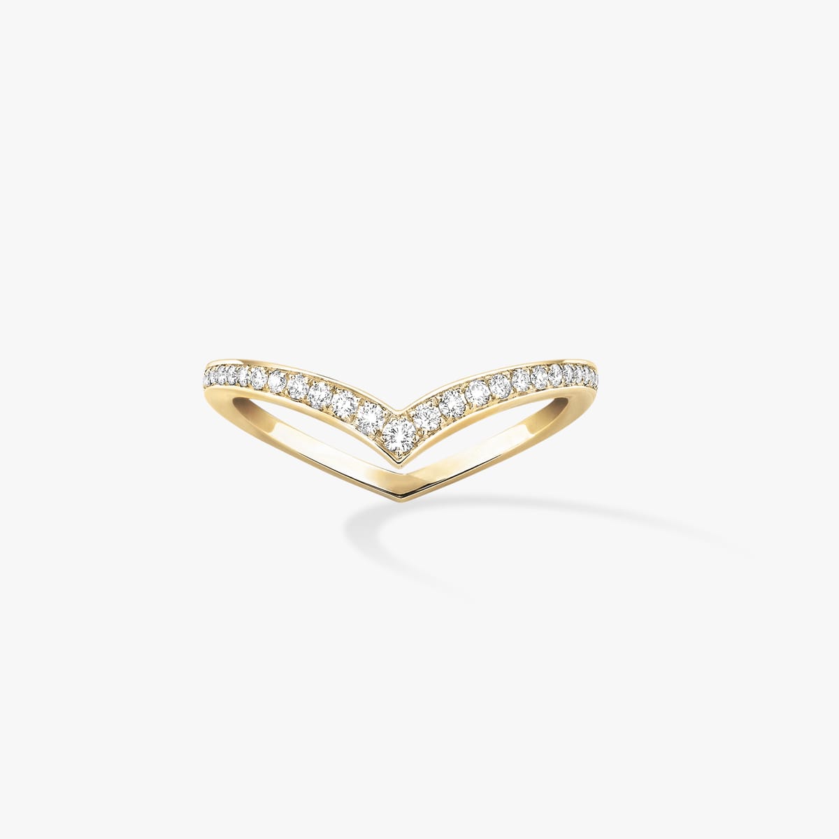 Ring For Her Yellow Gold Diamond Bague alliance Fiery 12088-YG