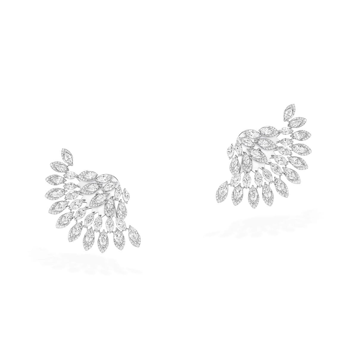 Earrings For Her White Gold Firebird 06970-WG