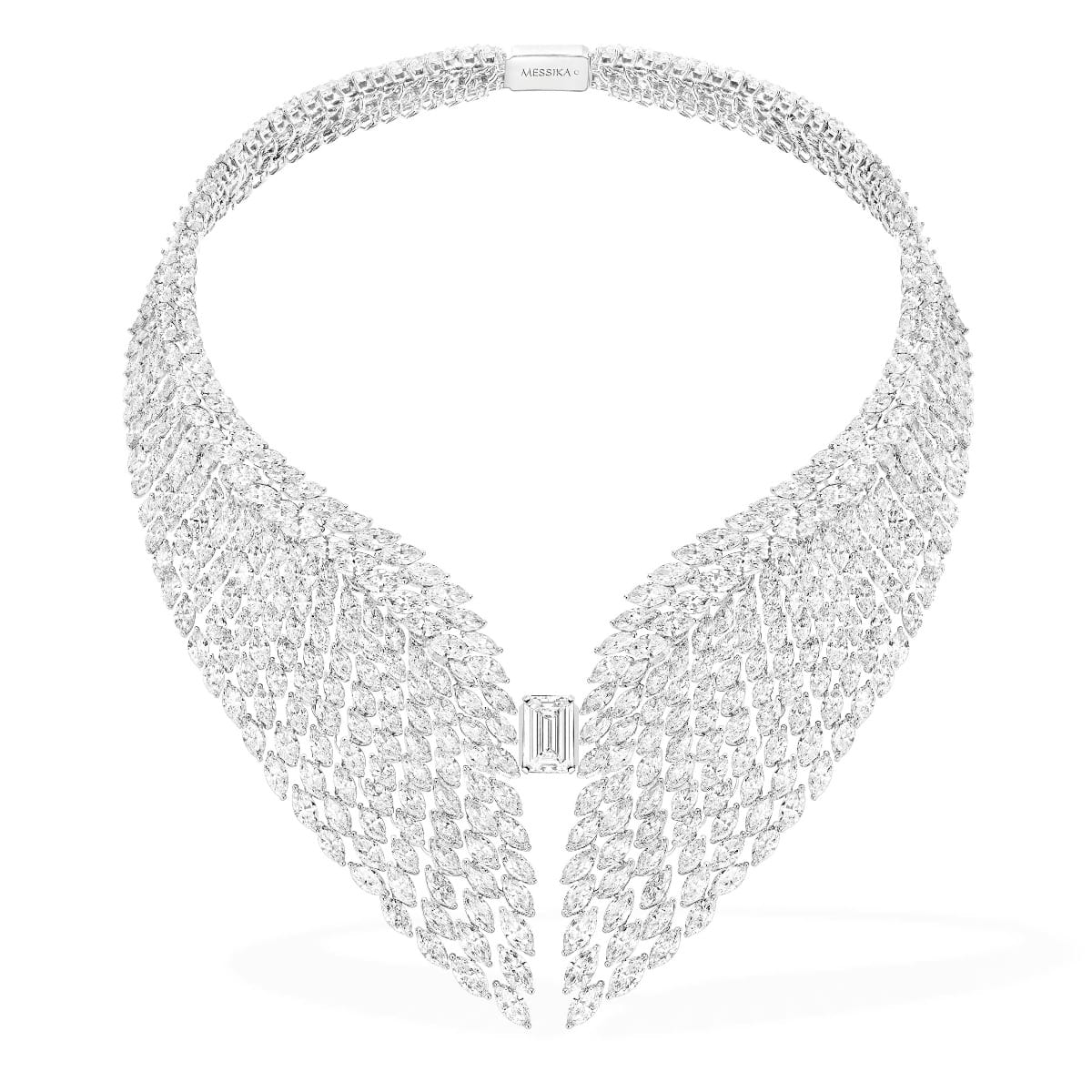 Necklace For Her White Gold The Bright Falcon  07047-WG