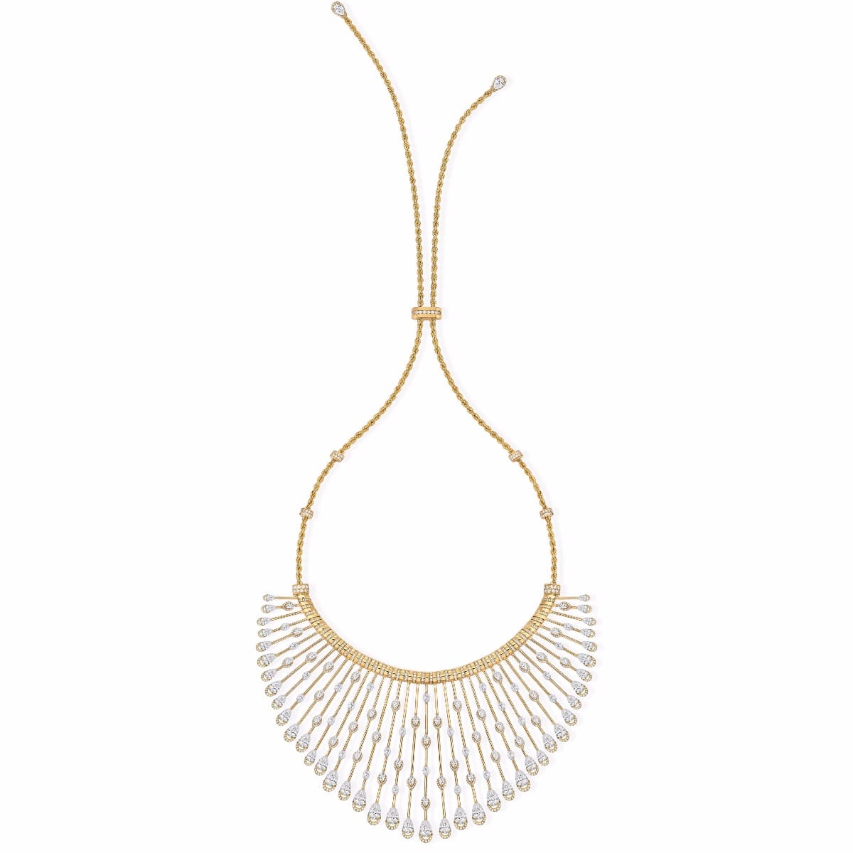 Necklace For Her Yellow Gold Sun Tribe 07432-YG
