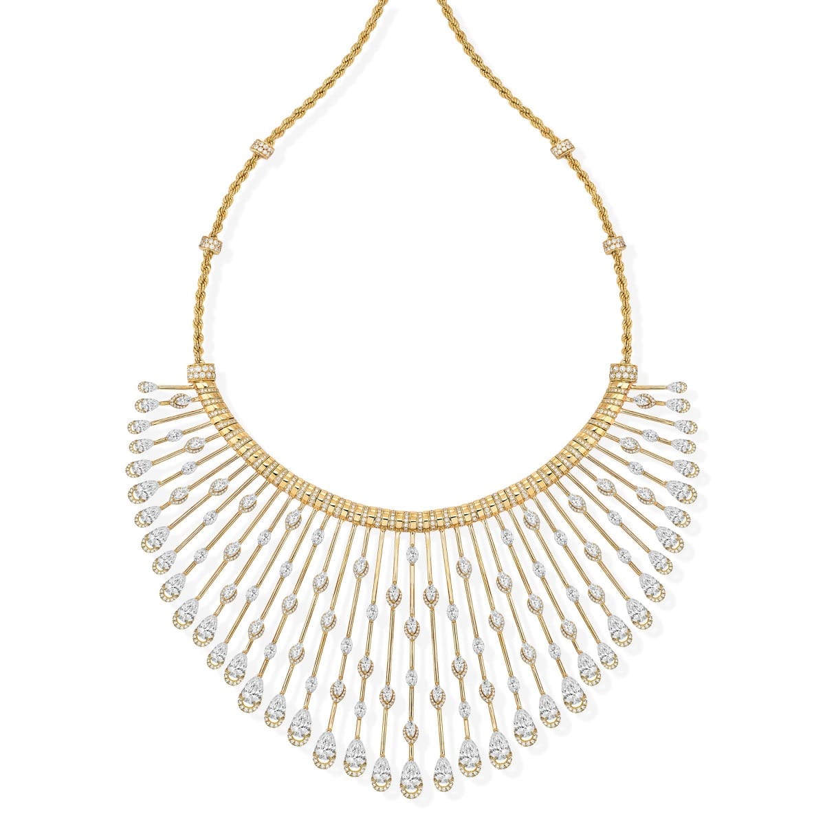 Necklace For Her Yellow Gold Sun Tribe 07432-YG