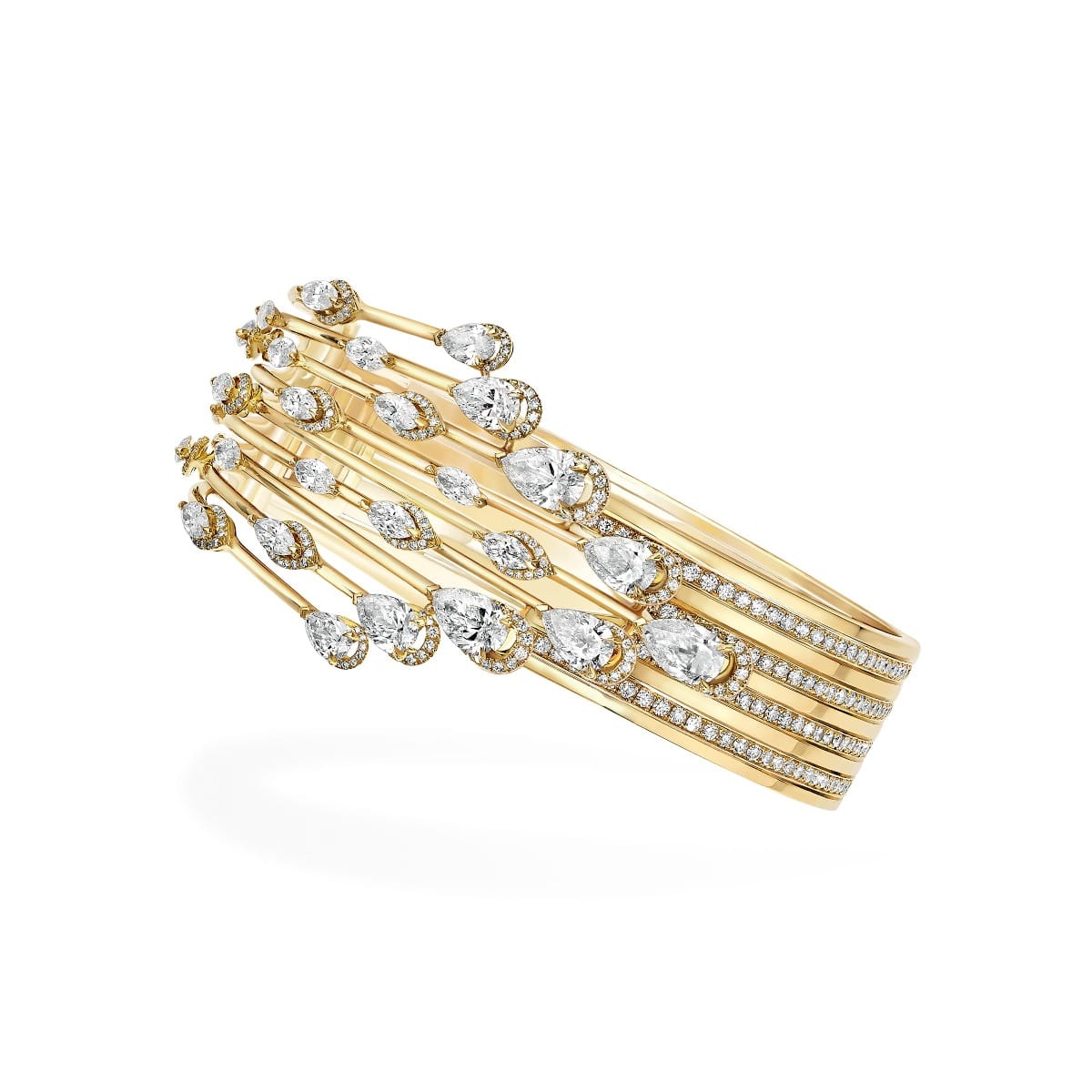 Bracelet For Her Yellow Gold Sun Tribe 07528-YG