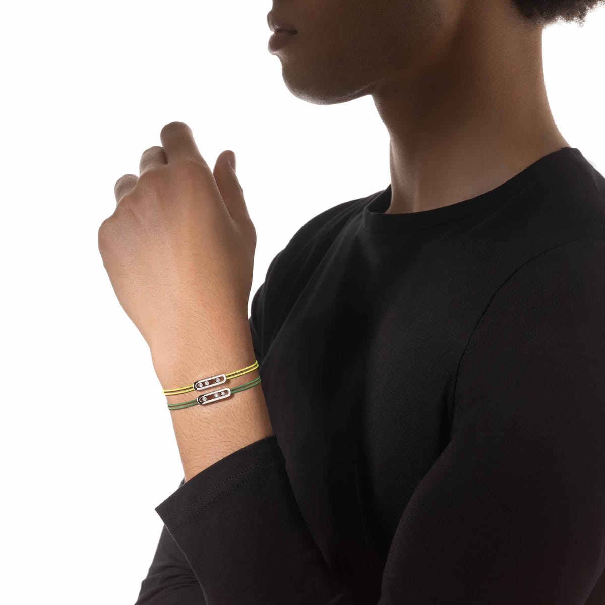 Messika Care(s) yellow cord bracelet White Gold For Her Diamond Bracelet 14659-WG