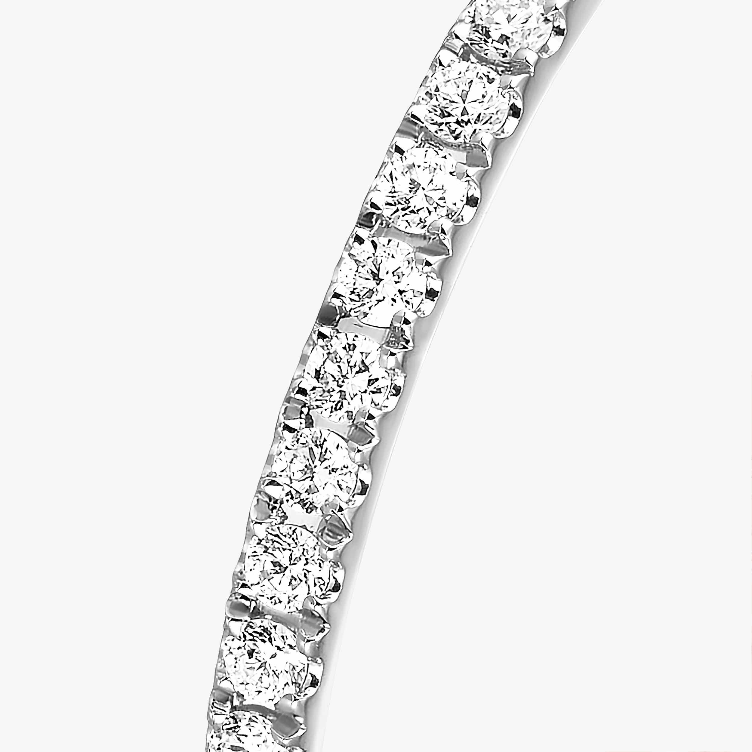 White Gold Diamond Wedding Ring Gatsby XS | Messika 05064-WG