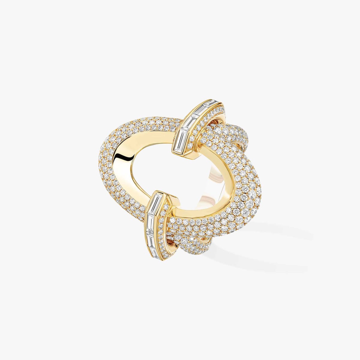 Groove ring Yellow Gold For Her Diamond Ring 14716-YG