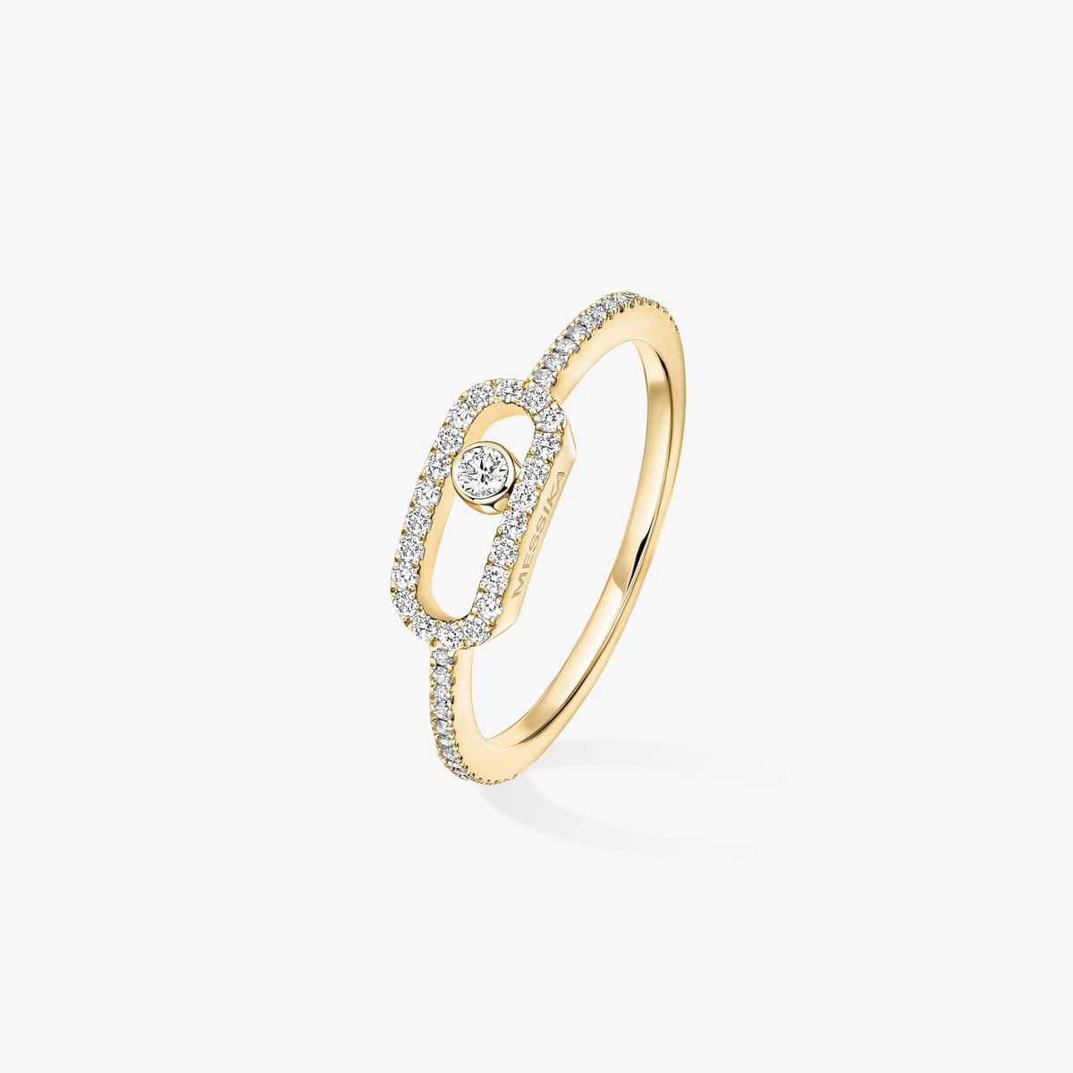 Ring For Her Yellow Gold Diamond Move Uno المرصع/ة 05630-YG