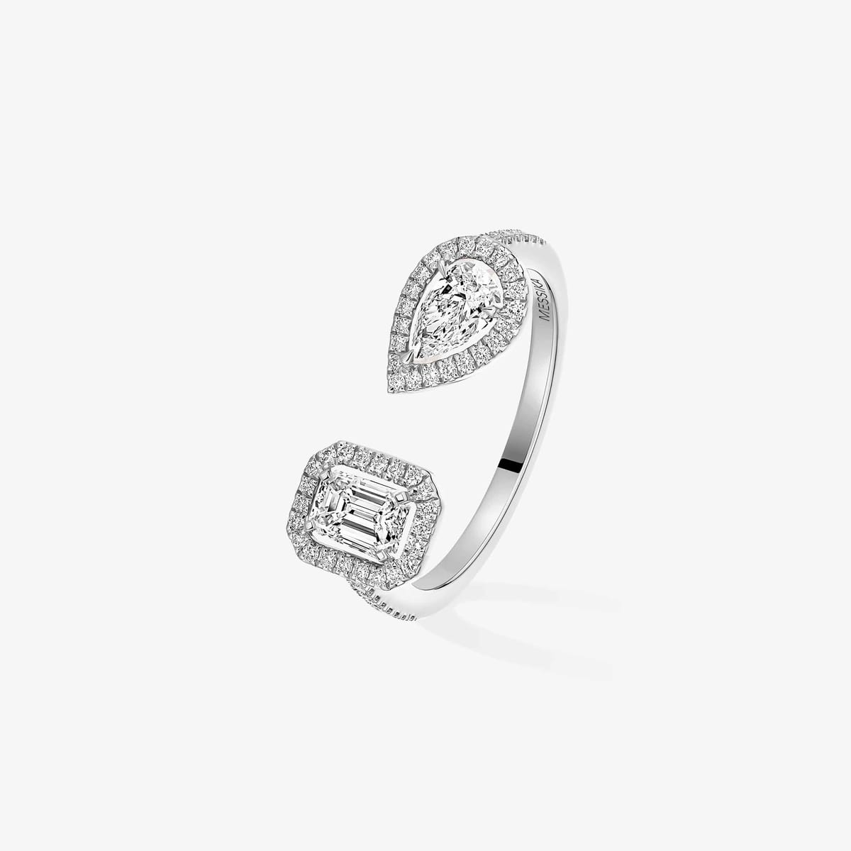 Ring For Her White Gold Diamond My Twin Toi & Moi 0.25 قيراط ×2 06636-WG