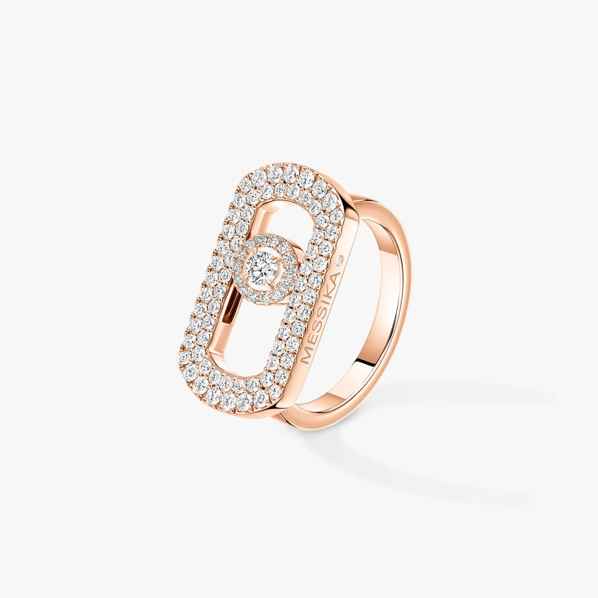 Ring For Her Pink Gold Diamond So Move Pavé 12937-PG