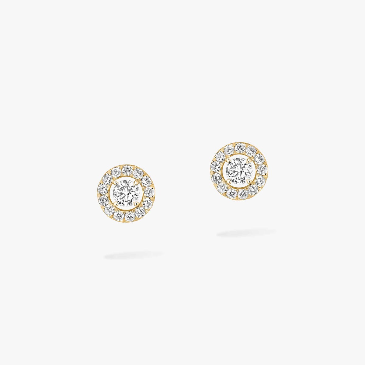 Joy earrings small Yellow Gold For Her Diamond Earrings 06954-YG