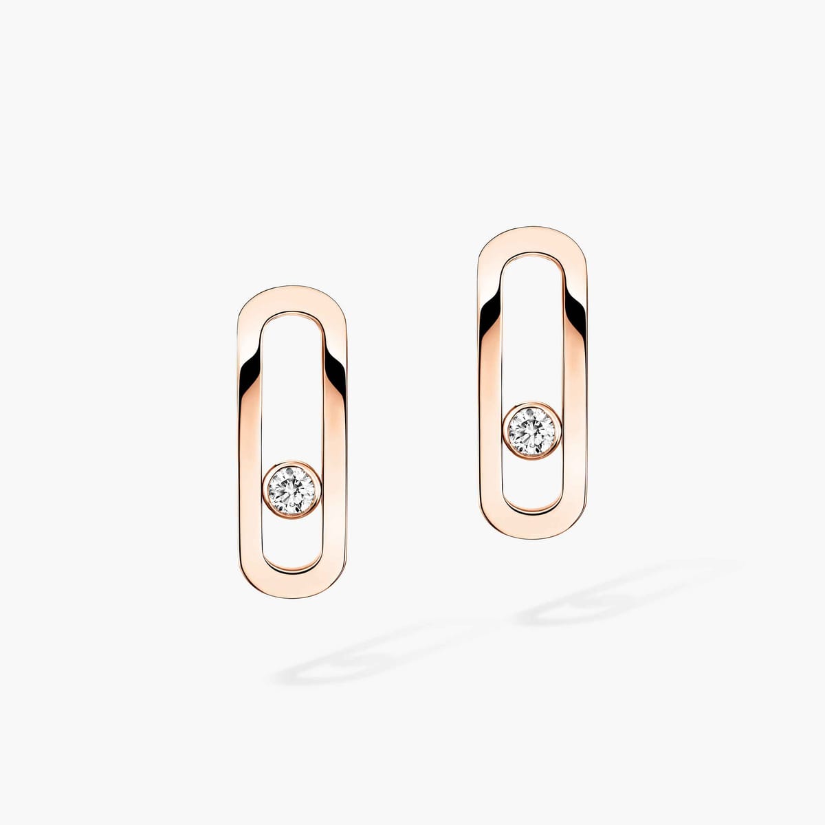 Move Uno Für sie Diamant Ohrringe Roségold 12182-PG