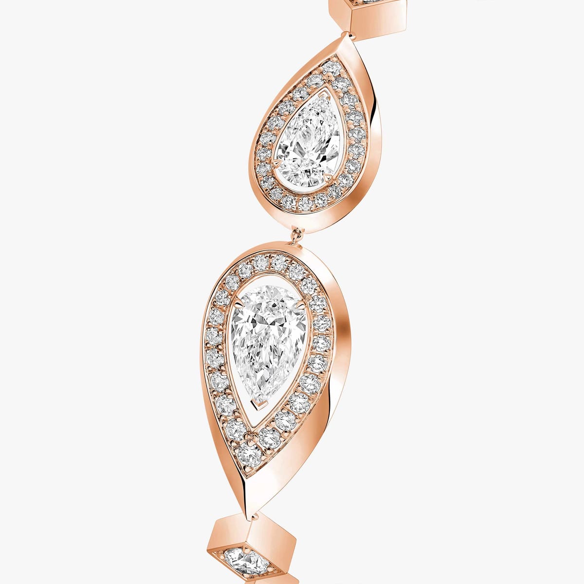 Bracelet rivière Fiery Pink Gold For Her Diamond Bracelet 15237-PG