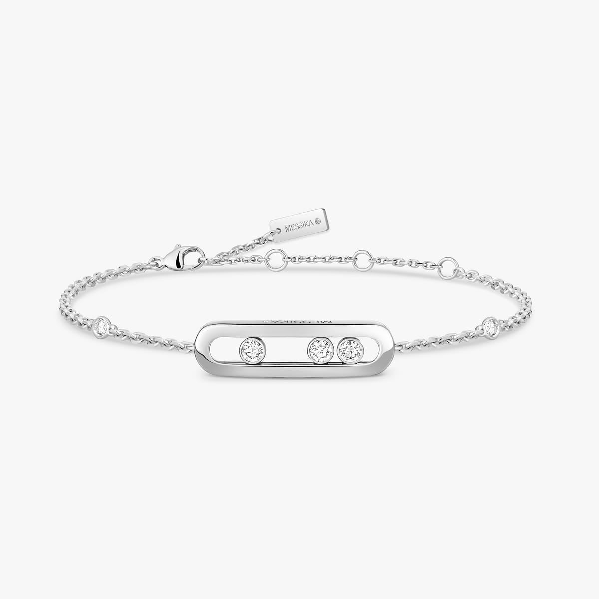 Bracelet For Her White Gold Diamond Baby Move bracelet 04324-WG