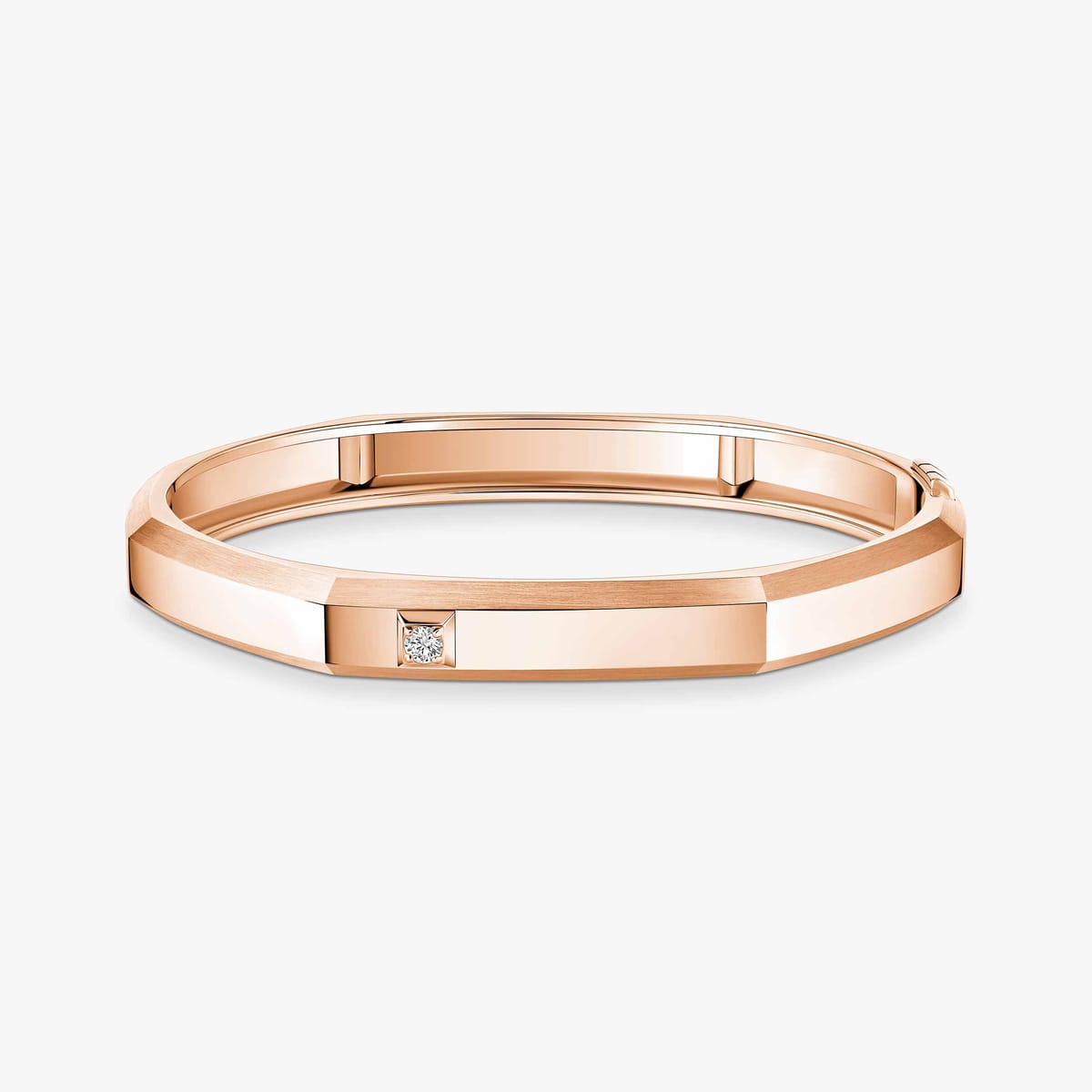 Moderniste bracelet, large model Pink Gold Mixed Diamond Bracelet 14539-PG
