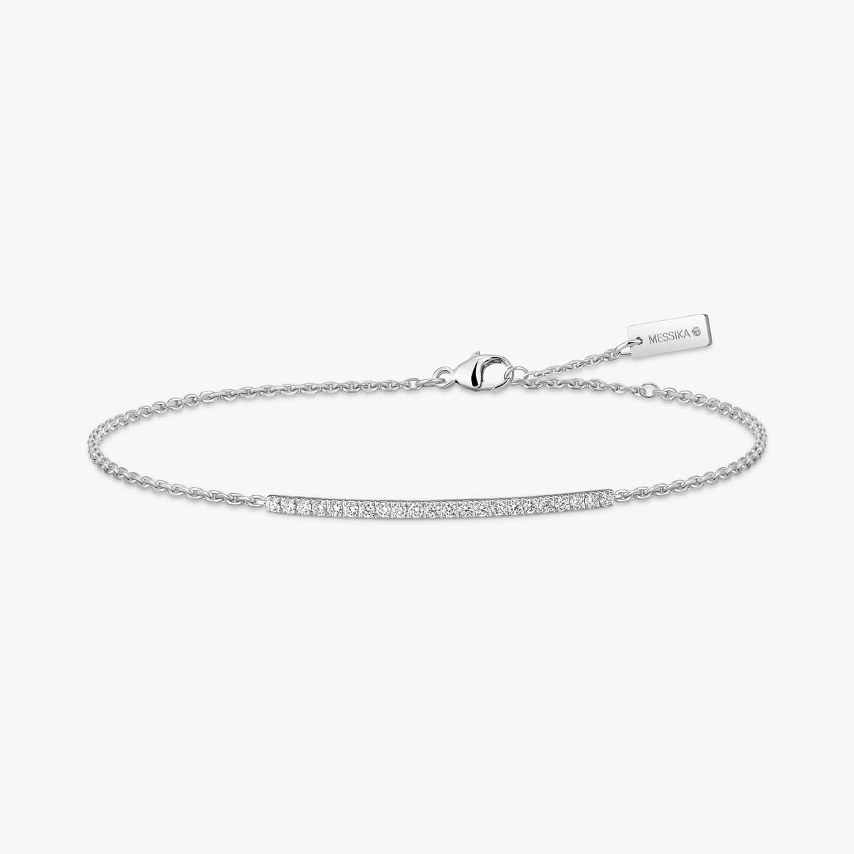 Bracelet barrette Gatsby Für sie Diamant Armband Weißgold 05446-WG