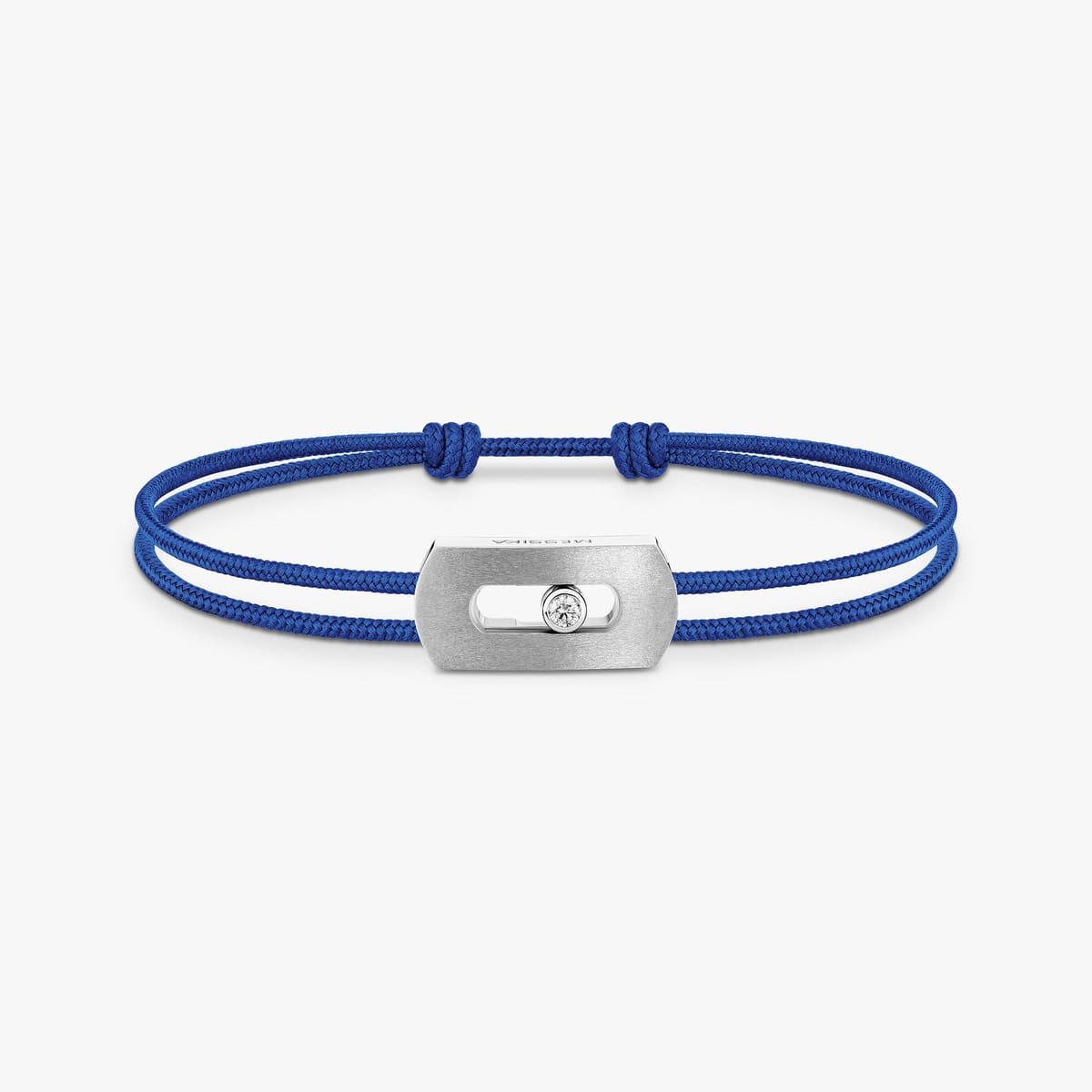 Move Titanium blue cord bracelet, small model Titanium For Him Diamond Bracelet 14642-TN