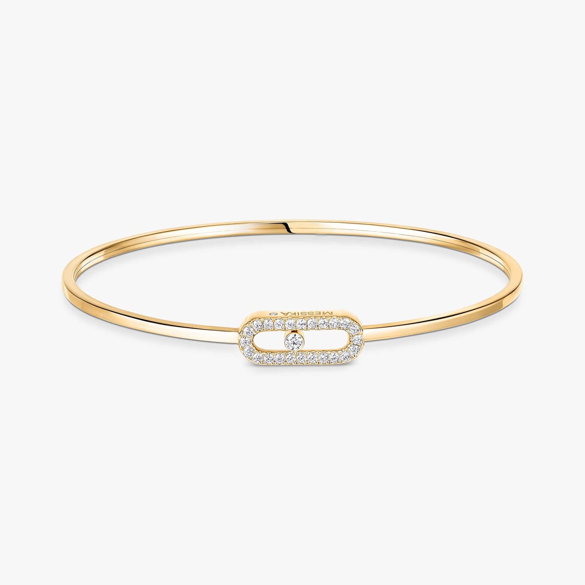 Move Uno Flex Armreif Mit Diamanten ausgefasst Für sie Diamant Armband Gelbgold 11134-YG