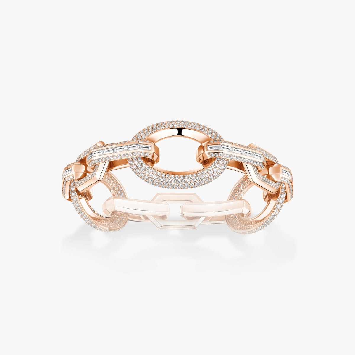 Groove bracelet Pink Gold For Her Diamond Bracelet 13498-PG