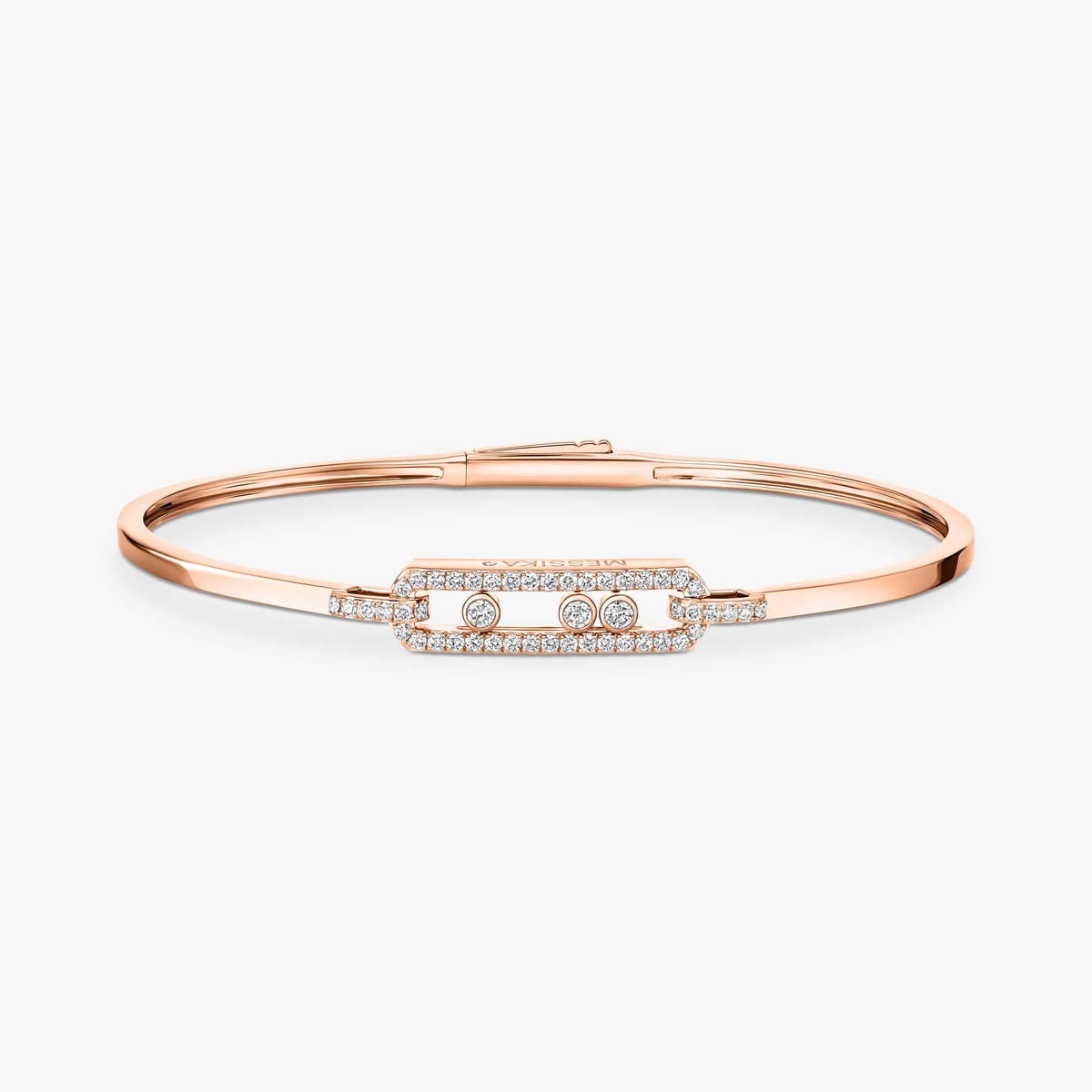 Move Classique bangle, small model Pink Gold For Her Diamond Bracelet 15038-PG