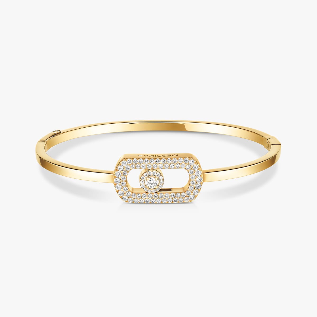 So Move pavé bangle Yellow Gold For Her Diamond Bracelet 13428-YG