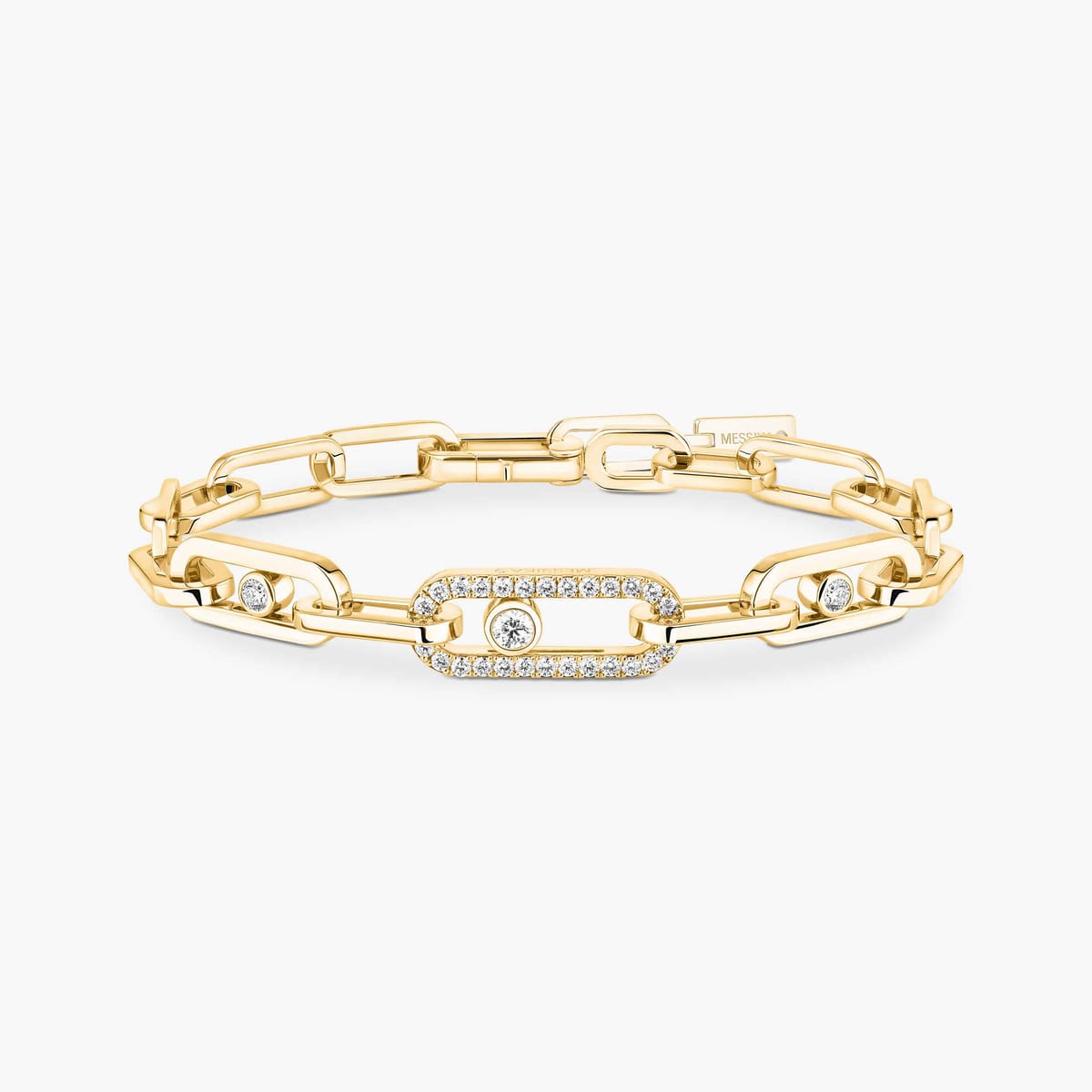 Move Link bracelet Yellow Gold For Her Diamond Bracelet 12576-YG