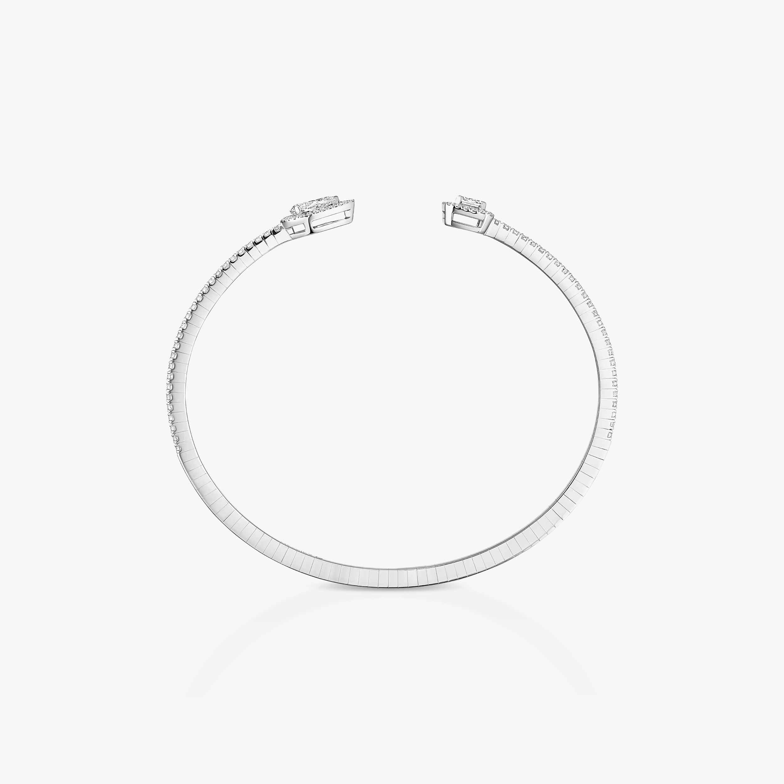 White Gold Diamond Bracelet 0,40ct My Twin Skinny Toi & Moi