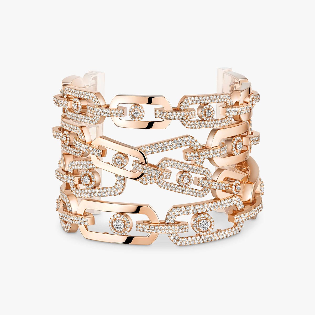 So Move Cuff Pink Gold For Her Diamond Bracelet 14479-PG
