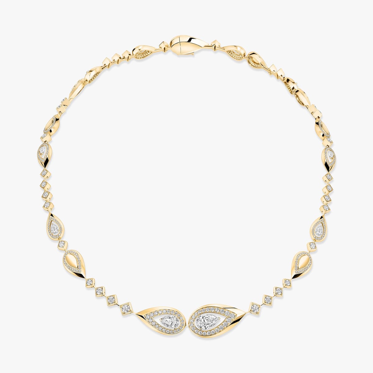 Collier Femme Or Jaune Diamant Collier rivière Fiery 15287-YG