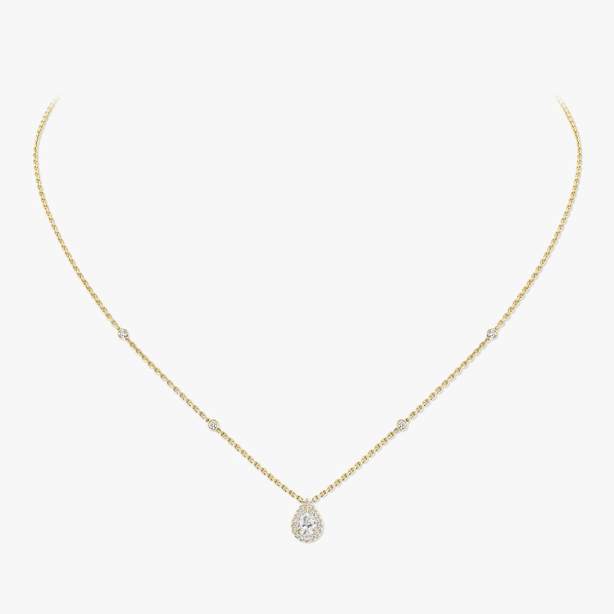 Necklace For Her Yellow Gold Diamond Joy necklace 0.25ct 05224-YG