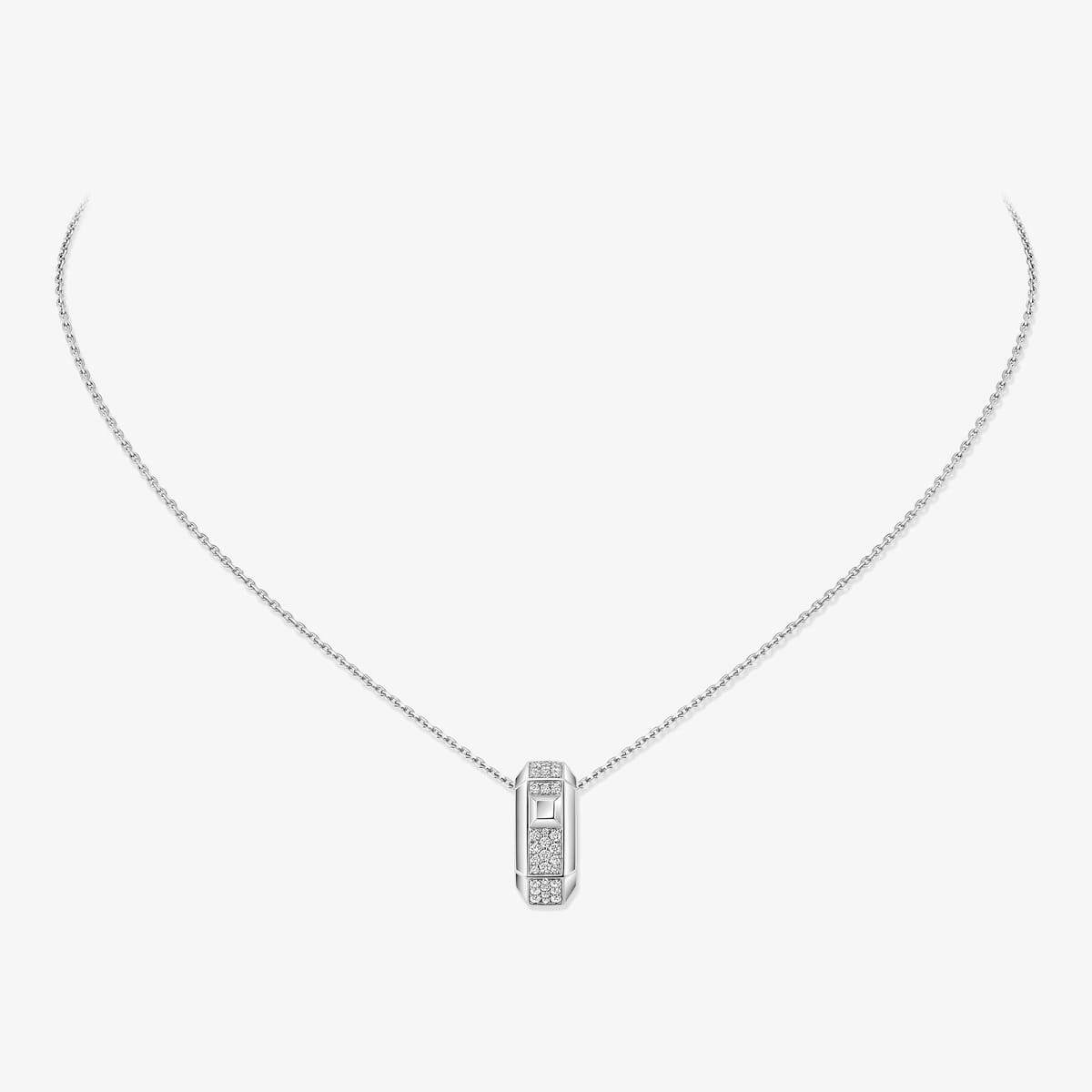 Moderniste pendant necklace White Gold For Her Diamond Necklace 14425-WG