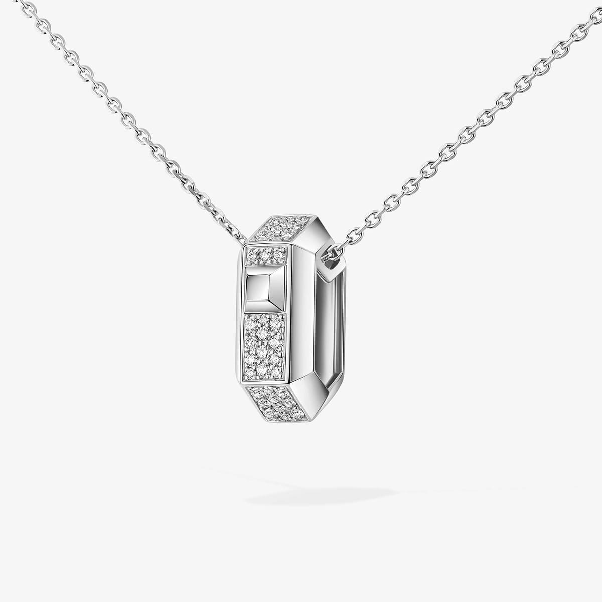 Moderniste pendant necklace White Gold For Her Diamond Necklace 14425-WG