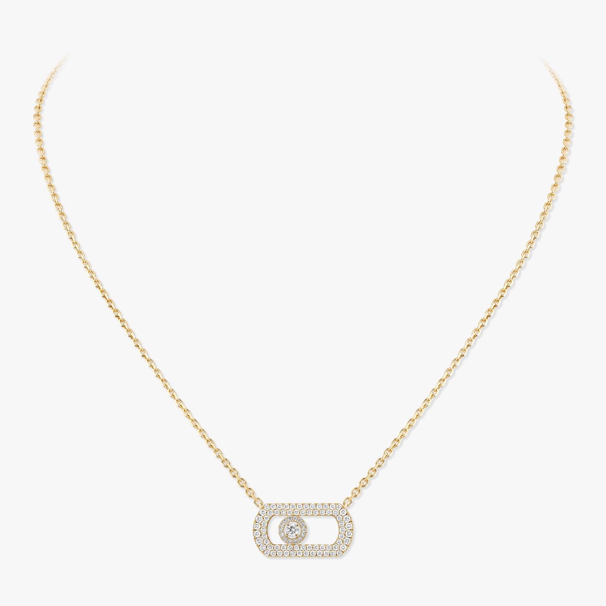 Necklace For Her Yellow Gold Diamond So Move Pavé 12945-YG