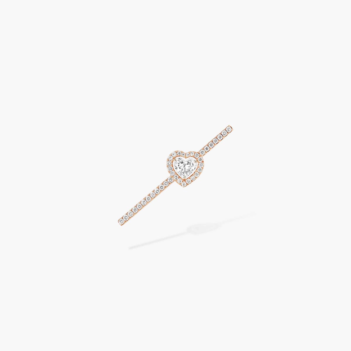 Boucles d'oreilles Femme Or Rose Diamant Mono boucle d'oreille Joy 11433-PG
