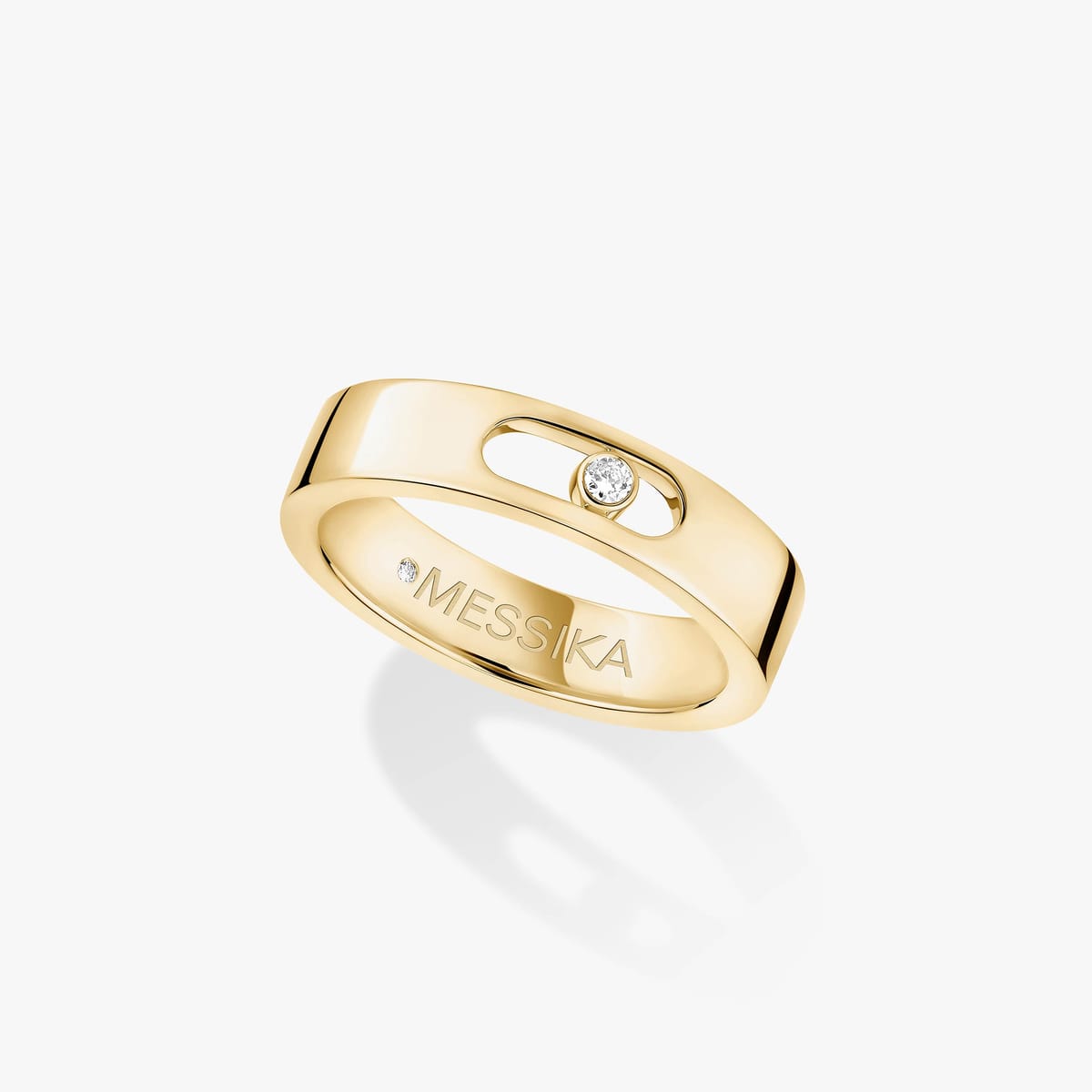 Ring For Her Yellow Gold Diamond خاتم الزواج Move Joaillerie 13553-YG