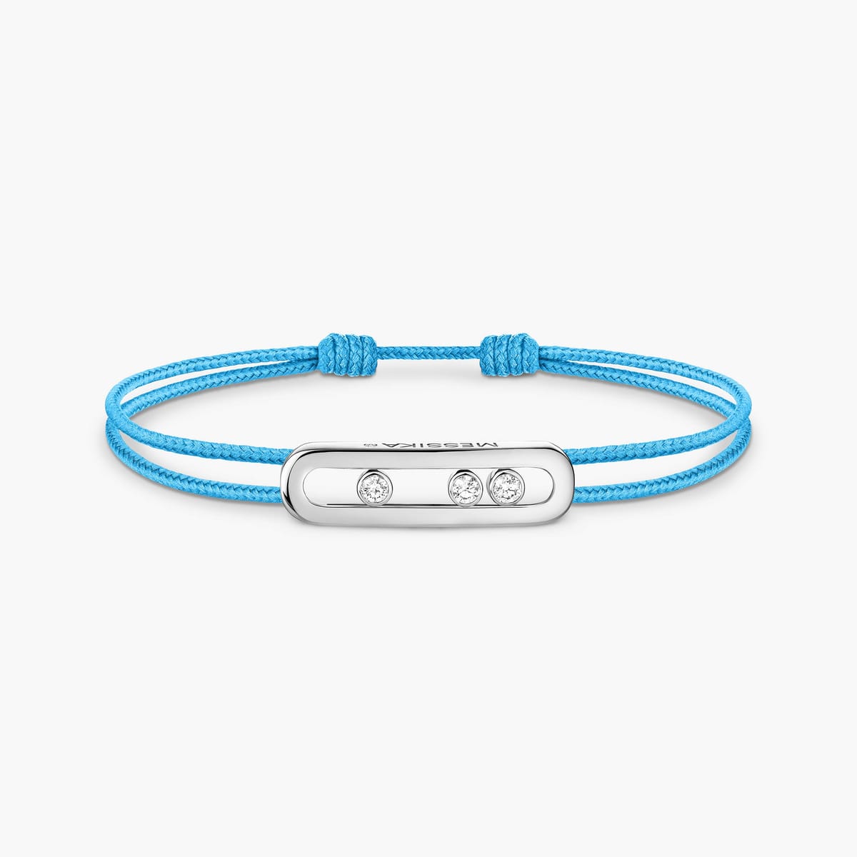 Messika Care(s) blue cord bracelet White Gold For Her Diamond Bracelet 14661-WG