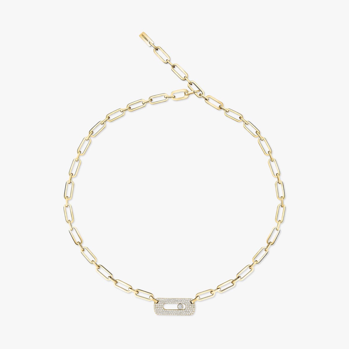 Necklace For Her Yellow Gold Diamond My Move Necklace 12095-YG