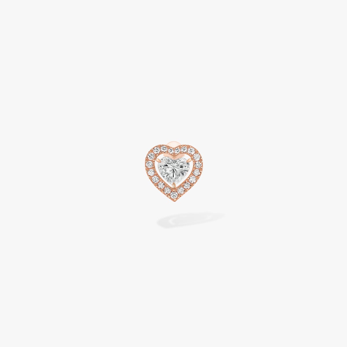Joy single earring 0.15ct Pink Gold For Her Diamond Earrings 11562-PG