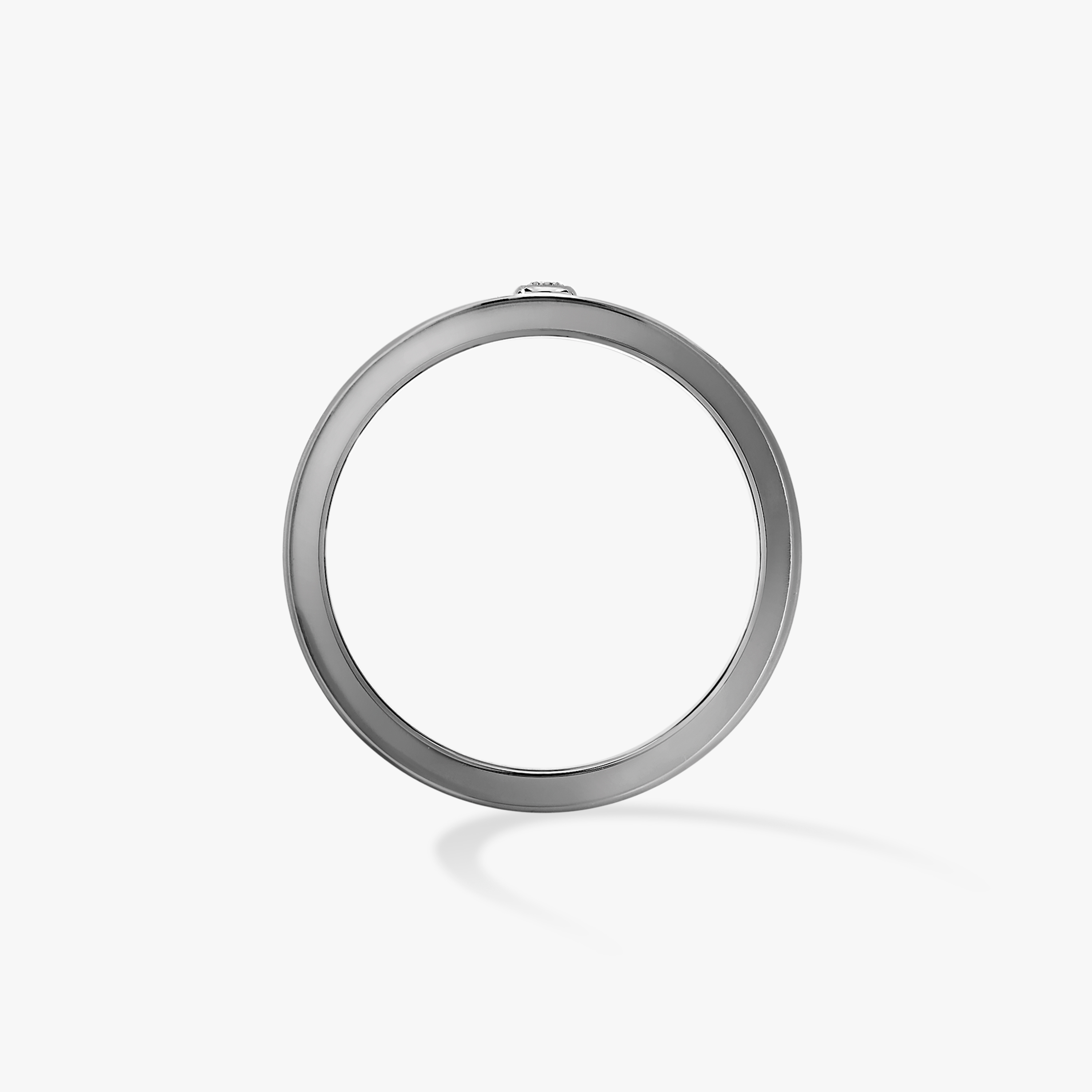 Move Titanium Graphite KM Für sie Diamant Ring Graphitfarbenes Titan 07164-TG