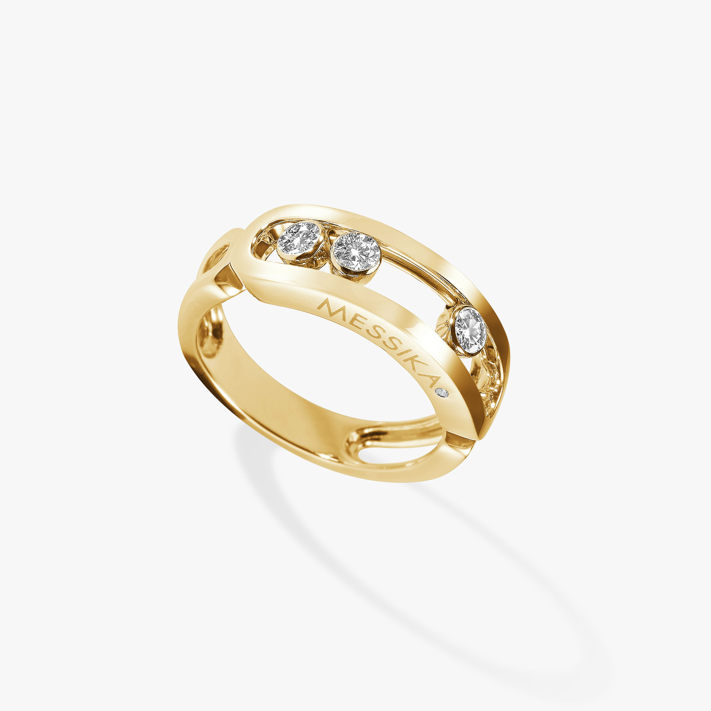 Move Classique Für sie Diamant Ring Gelbgold 03998-YG