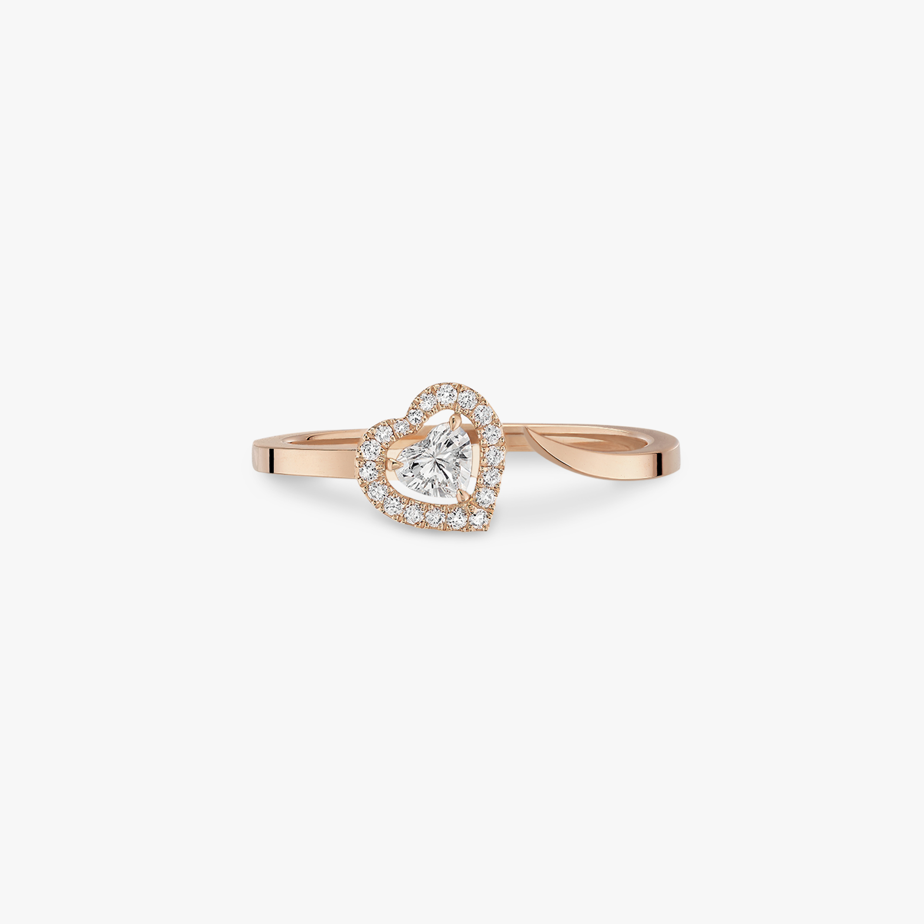 Joy coeur 0.15-carat diamond Pink Gold For Her Diamond Ring 11439-PG