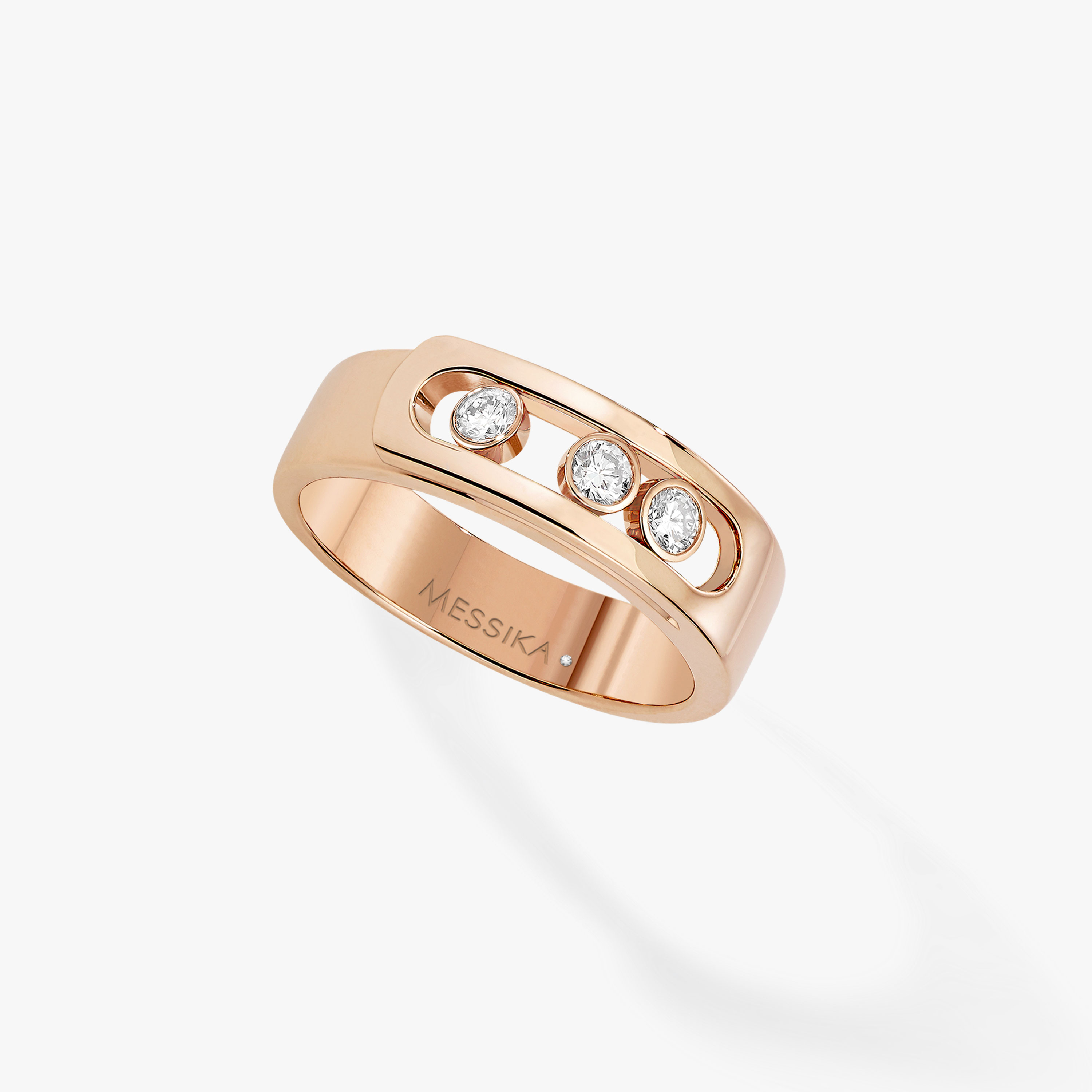 Pink Gold Diamond Ring Move Noa Messika 06262 PG