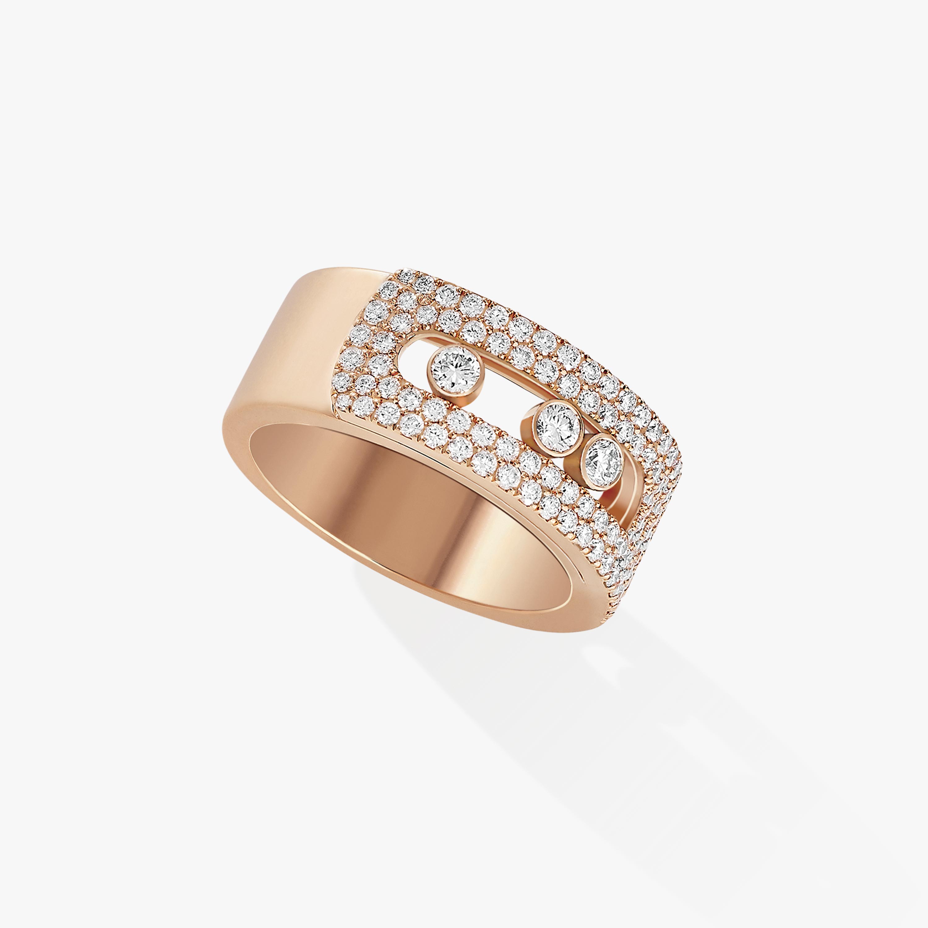 Move Noa GM Pavée Für sie Diamant Ring Roségold 10102-PG