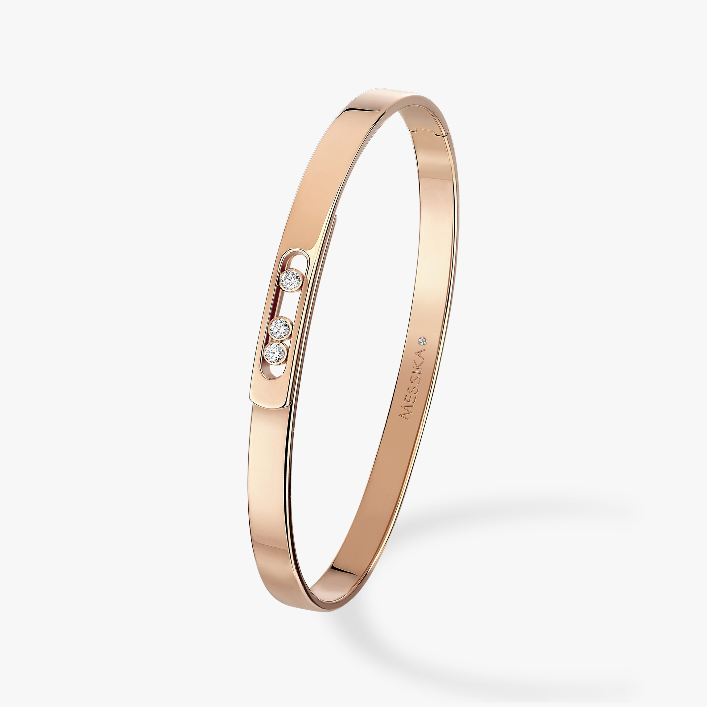 سوار امرأة ذهب وردي الماس Move Noa Bangle PM 10092-PG