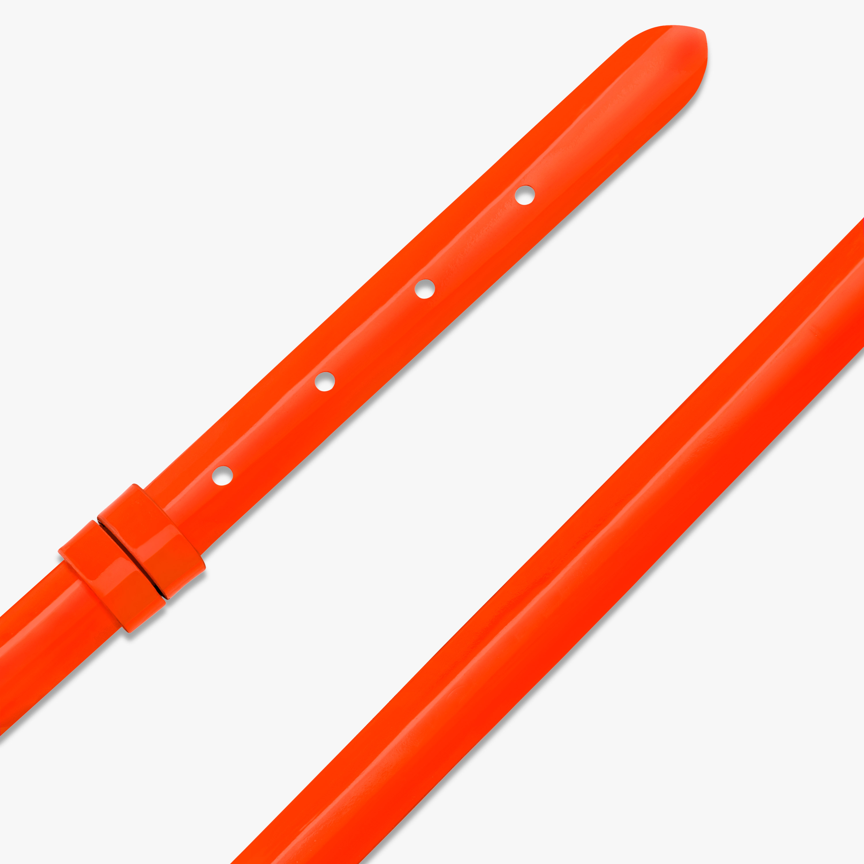 Bracelet Mixte Cuir Make My Move-Cuir Orange Fluo-XS 32069-XS