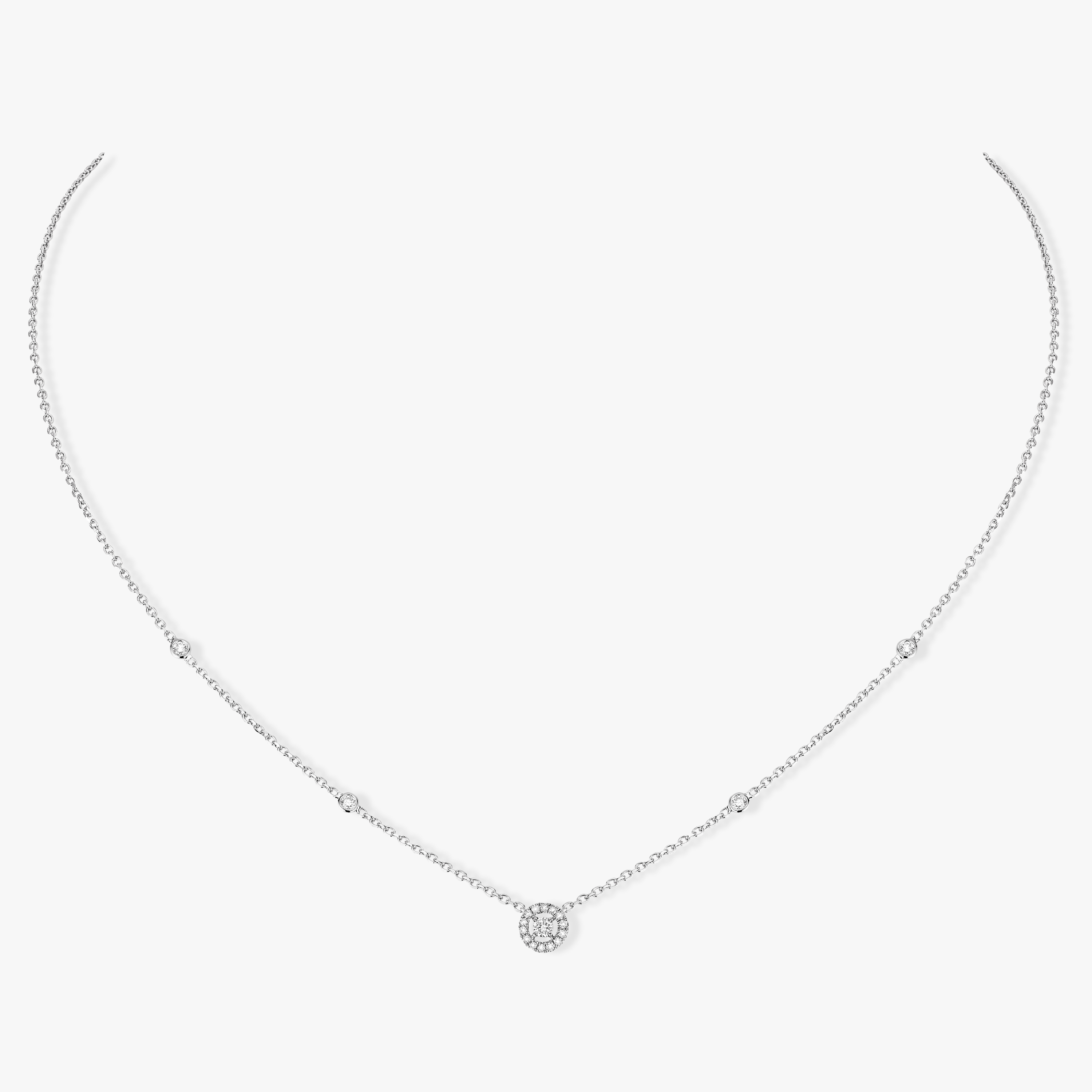 Joy XS White Gold For Her Diamond Necklace 05370-WG