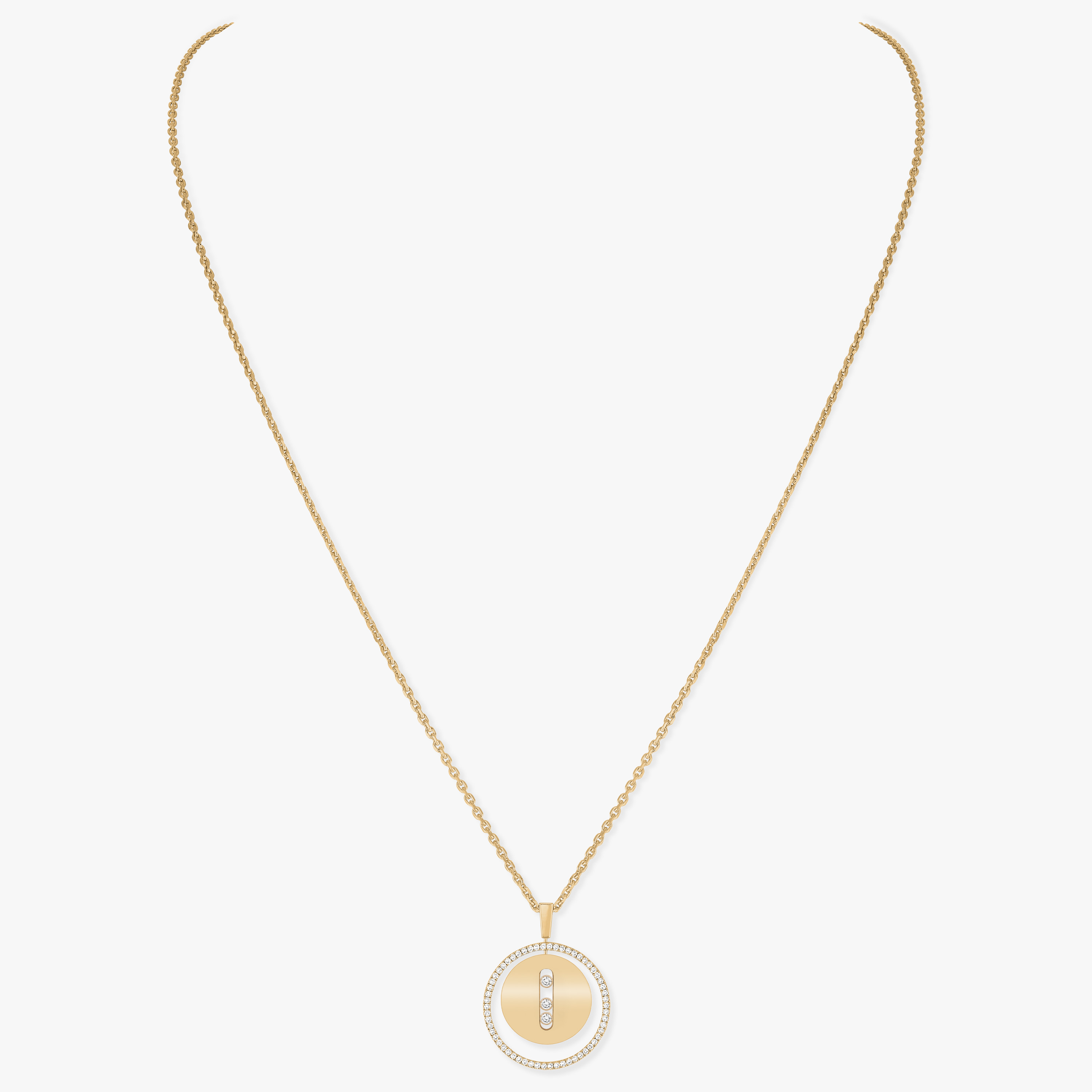 Lucky Move MM Yellow Gold For Her Diamond Necklace 07394-YG
