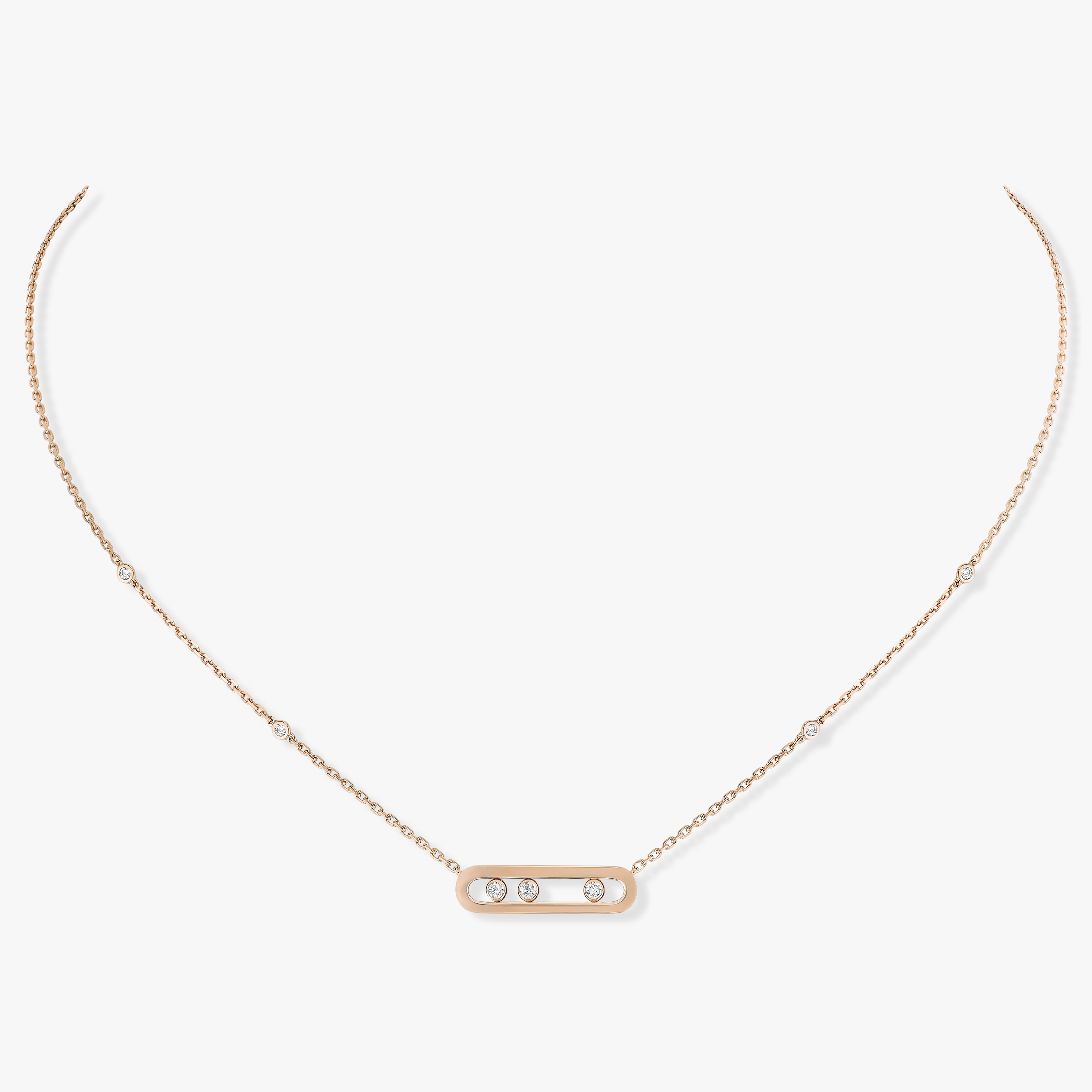 Baby Move Pink Gold For Her Diamond Necklace 04323-PG