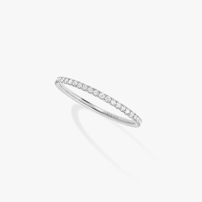 Gatsby XS Wedding Ring White Gold For Her Diamond Ring 05064-WG